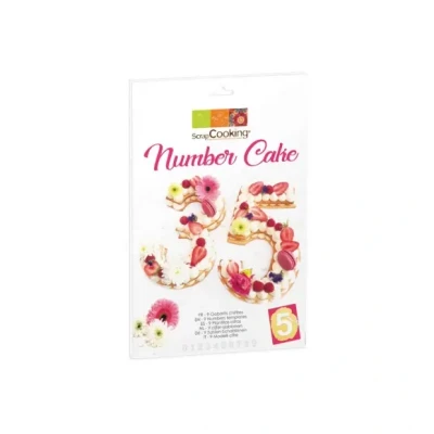 Afbeelding van Scrapcooking Cookie Cake Template Nummer Set/9
