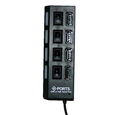 Afbeelding van LogiLink UA0128 480Mbit/s USB hub 4 poorten