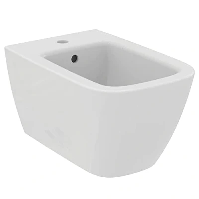 Afbeelding van Ideal Standard i.life B bidet voor wandmontage, 1 kraangat, 355mm, met overloop, T461501