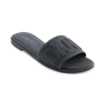 Afbeelding van DKNY Wilow Muiltjes, Dames, Maat: 35, Black Textiel