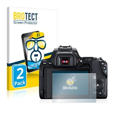 Afbeelding van BROTECT Screenprotector voor Canon EOS 250D Folie Beschermfolie transparant (2 Stuks)