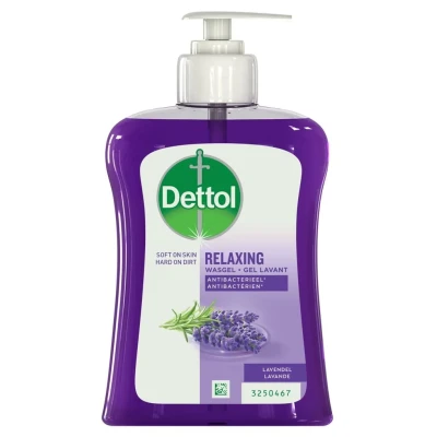 Afbeelding van Dettol Relaxing Wasgel Antibacterieel Lavendel 250ML