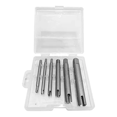Afbeelding van Tap Extractor Set, Staal Gebroken Hoofd Taps Remover Gestripte Schroef Set voor en Bout Verwijdering (6 Sets)