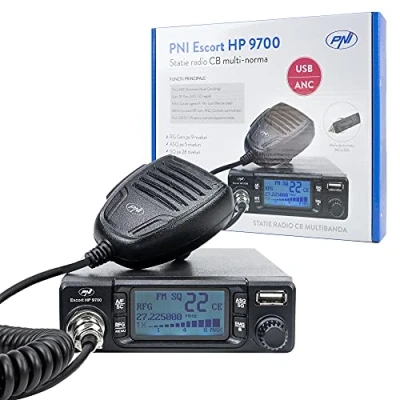 Afbeelding van CB Radio PNI Escort HP 9700 USB, ANC, ASQ, 12 V / 24 voeding, inclusief sigarettenaansteker