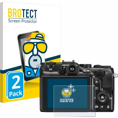 Afbeelding van BROTECT Screenprotector voor Nikon Coolpix P7100 Folie Beschermfolie matte (2 Stuks)