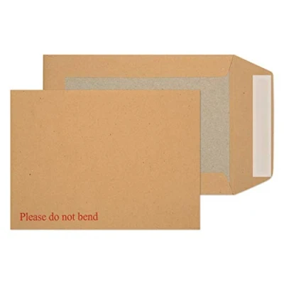 Afbeelding van Blake Puur verpakking 190 x 140 mm Board Back Pocket Peel &amp; Seal Enveloppen (3112) Manilla Pack van 125
