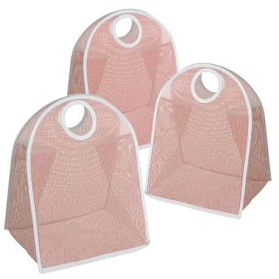 Afbeelding van Wasmand, opvouwbare nylon waszak, vuile kledingmand, draagbare wasmand (3PCS)