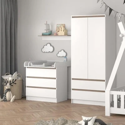 Afbeelding van Vicco Commode &quot;Emma&quot;, Wit, 80 x 87 cm