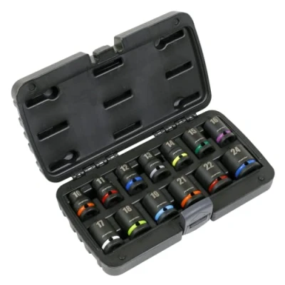 Afbeelding van Sealey 1/2 &quot;Sq Drive Impact Socket Set, 13st AK5617M