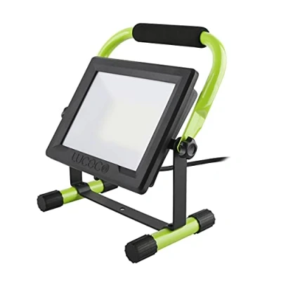 Afbeelding van Luceco Led bouwlamp, 50 W, IP65 waterdicht, werklamp 4000 lumen, campingmodus, voor tuin, garage