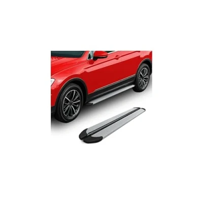 Afbeelding van OMAC Zijdrempel, treeplank, drempel compatibel met Suzuki Vitara 2015 2024, aluminium, grijs