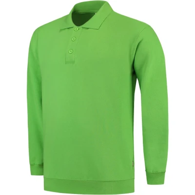 Afbeelding van Tricorp Polosweater Boord Casual Lime Maat S