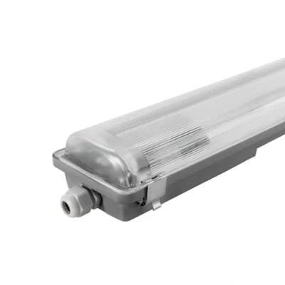 Afbeelding van Ledvion Voor Twee LED Armatuur 150CM, RVS Clips, IP65, Incl. Buis &amp; Armatuur,+ 75.000 uur, Stof en Explosievrij
