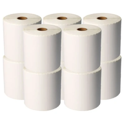 Afbeelding van Geschikt voor 10x Zebra compatible DHL verzendlabels, 102 mm x 210 Alleeninkt