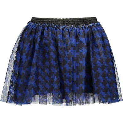 Afbeelding van B nosy Meisjes Rok Maxi cobalt puzzle Maat 116