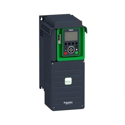 Afbeelding van Schneider electric altivar frequentieregelaar 380 480v 50 60 hz 500hz 16 5a 7 5kw ip21 h 409mm b 171mm d 233mm atv630u75n4