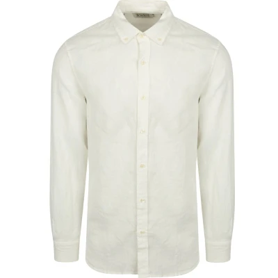 Afbeelding van Overhemd Lange Mouw Scotch &amp; Soda Linnen Wit