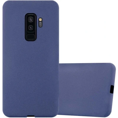 Afbeelding van Cadorabo Hoesje geschikt voor Samsung Galaxy S9 PLUS in FROST DONKER BLAUW Beschermhoes gemaakt van flexibel TPU silicone Case Cover