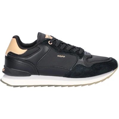 Afbeelding van HOFF NEW YORK Sneakers laag, Dames, Maat: 36, Nero Veloursleer