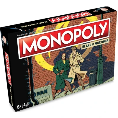 Afbeelding van Monopoly Blake &amp; Mortimer Gezelschapsspel Min leeftijd 8 jaar 2 tot 6 spelers Nederlandstalige uitbreidingsset inclusief