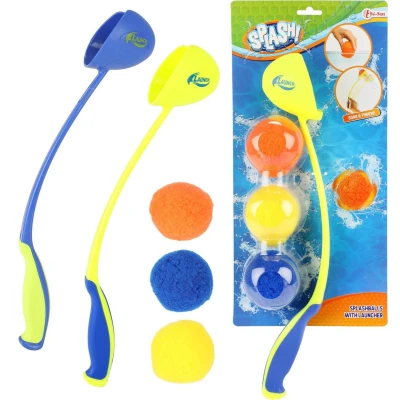 Afbeelding van Splash Splashballen + Werper 4 delig Ideaal voor een watergevecht!
