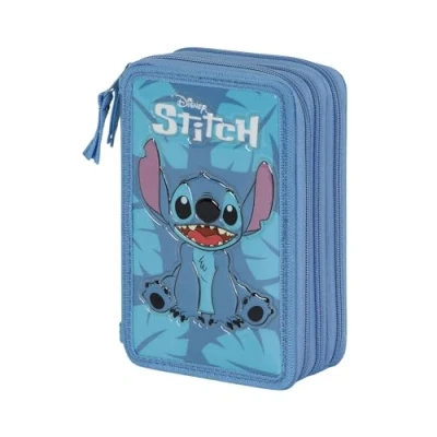 Afbeelding van Karactermania Lilo en Stitch Complete Drievoudige Etui Zit Blauw Disney