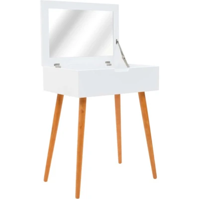 Afbeelding van Kaptafel Met Spiegel 60X40X75 Cm Mdf