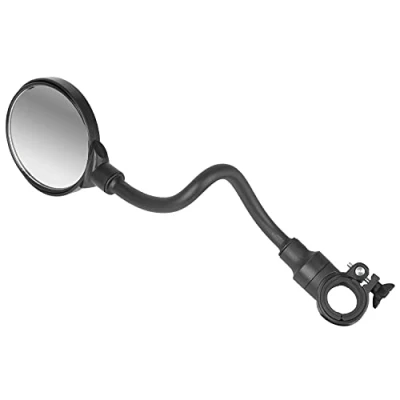 Afbeelding van M Wave Spy Flex TF fietsspiegel, uniseks, voor volwassenen, zwart, Ø 70 mm