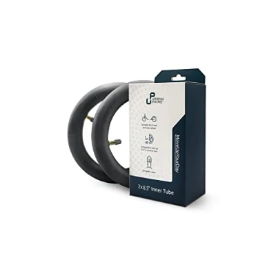 Afbeelding van Urban Prime Inner Tube X2 Luchtkamerset voor elektrische scooters, 8,5 inch, uniseks, volwassenen, zwart