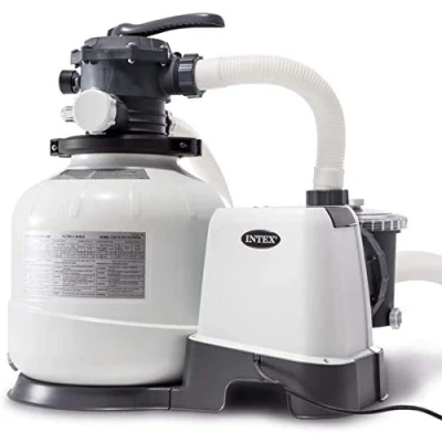 Afbeelding van Intex Krystal Clear Zandfilterinstallatie 8 M3 Grijs Zwembad Schoonmaak