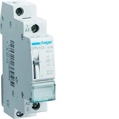 Afbeelding van Hager impulsrelais 24v 16a 1x maak epn513