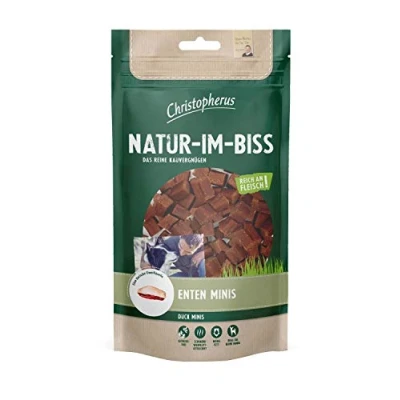 Afbeelding van Christopherus Kauwsticks voor honden, eenden minis, warme lucht gedroogd, Natur Im Biss, 70 g