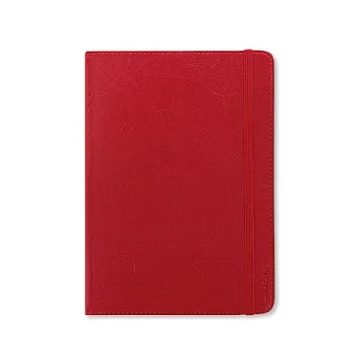 Afbeelding van Letts of London Overeign A5 week op 2 pagina&#039;s meertalig rood 2024
