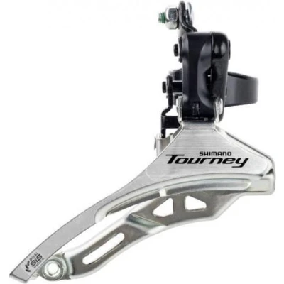 Afbeelding van Voorderailleur 3 x 6/7 speed Tourney FD TY300 down swing/down pull hoge klem 34,9 mm 42T (66 69)
