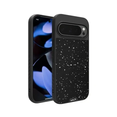 Afbeelding van Mous voor Google Pixel 9 Pro XL Case MagSafe Compatibel Limitless 5.0 Zwart Gevlekt Stof Beschermende Schokbestendige Telefoonhoes