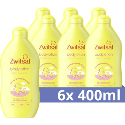 Afbeelding van 6x Zwitsal Bodylotion 400 ml