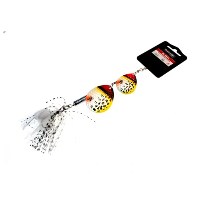 Afbeelding van Rozemeijer Dr Skirt Heavy Tandem Spinner Bladesize 5 &amp; 7 32g Size 3/0 Kleur : SRH