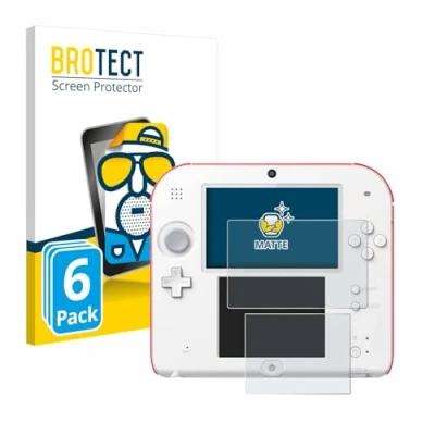 Afbeelding van BROTECT Screenprotector voor Nintendo 2DS Folie Beschermfolie matte (6 Stuks)