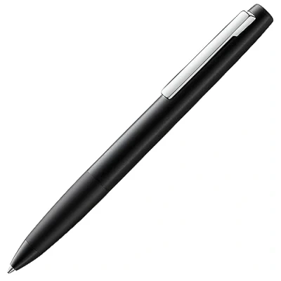 Afbeelding van LAMY aion 277 Balpen, unieke balpen van aluminium in de kleur zwart, zijdemat met draaimechanisme, grote vulling, lijnbreedte M, 1 stuk (1 stuk)