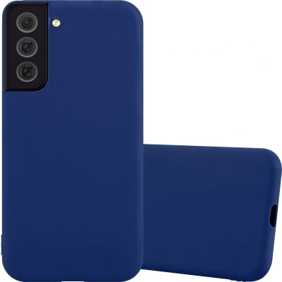 Afbeelding van Cadorabo Hoesje geschikt voor Samsung Galaxy S22 PLUS in CANDY DONKER BLAUW Beschermhoes TPU silicone Case Cover