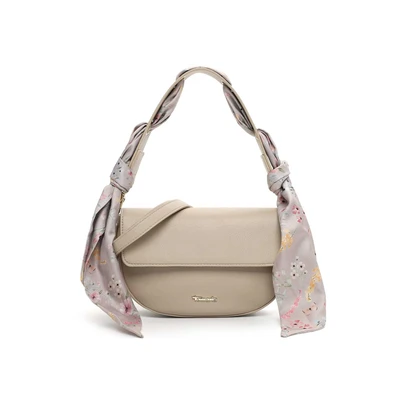 Afbeelding van Tamaris Schoudertas Fabia Handbag with Flap Sand Taupe