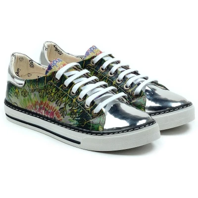 Afbeelding van GOBY Monster Hands Schoenen Sneakers Hoge kwaliteit Handmade Meisjesprint Maat 40