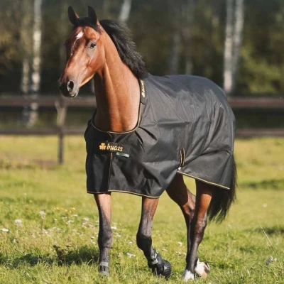 Afbeelding van Bucas Irish Turnout Light 0g Black/Gold 145/198