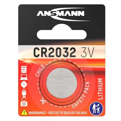Afbeelding van Ansmann Lithium knoopcelbatterij CR2032 3,0 volt, 1 stuk