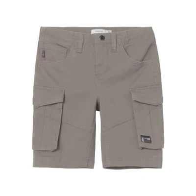 Afbeelding van NAME IT KIDS regular fit cargo short NKMRYAN grijs