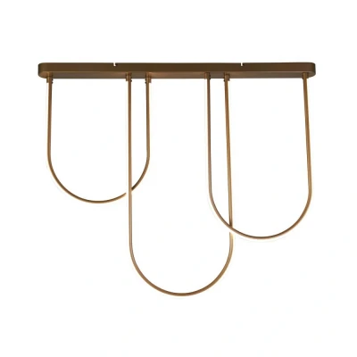 Afbeelding van Searchlight Plafondlamp Chime brons 23325BZ