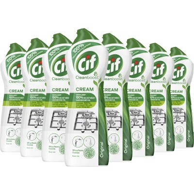 Afbeelding van 8x Cif Schuurmiddel Cream Original 750 ml