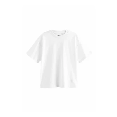 Afbeelding van Next Oversized Short Sleeve Tshirt basic voor kinderen, Maat: 98, White