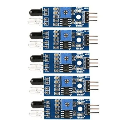 Afbeelding van 5 stks Infrarood Sensor Obstakel Vermijden Module voor Smart Car Robot,