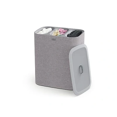 Afbeelding van Joseph Tota Trio Wasmand 3x30 Liter Polypropyleen Grijs